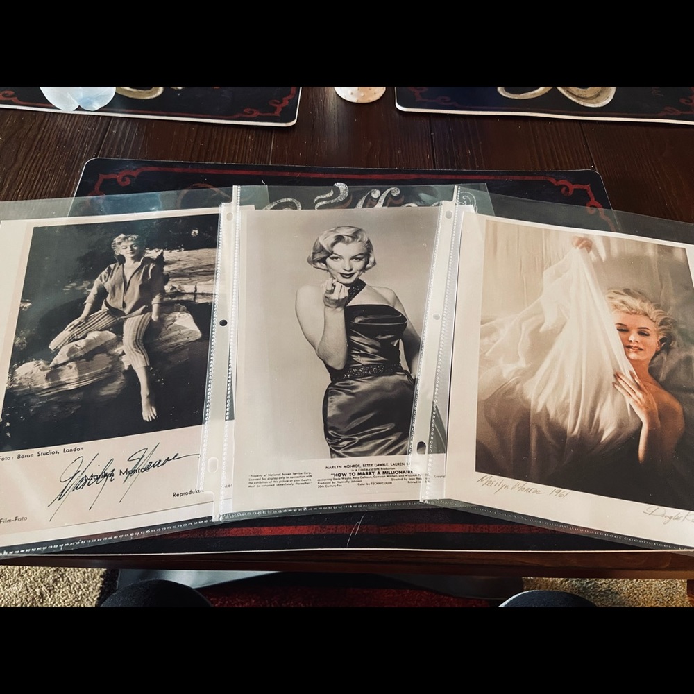 Marilyn Monroe autographs (reprints) ✍🏼